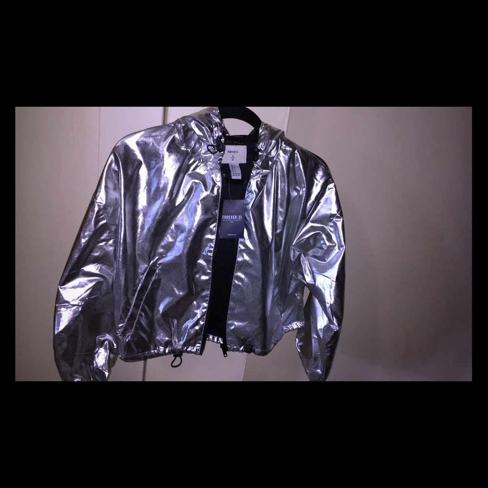 Silver Windbreaker